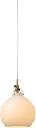 Halo Design 747924 - Pendul TOSCANA pe cablu, 1xG9/28W/230V, Ø 18 cm, crem./alamă