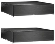 vidaXL Huse mobilier grădină, 2 buc, 16 ocheți, 240x240x55 cm, pătrat