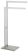 WENKO 20603100 - Suport pentru prosoape GRANIT 43,5 x 86,5 cm inox/satinat/gri