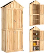 Outsunny Dulap de Exterior pentru Unelte cu Rafturi Detașabile | Aosom Romania