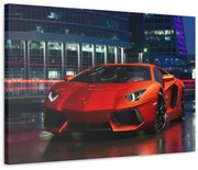 Tablou Canvas Orange Lambourghini 120x80 cm
