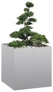 vidaXL Jardinieră 80x80x80 cm oțel galvanizat
