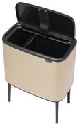 Coș de gunoi auriu de reciclat/cu senzori de atingere din oțel 34 l Bo Touch Bin – Brabantia