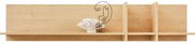 Polita de perete TISANE 150x25 cm, stejar biscuit