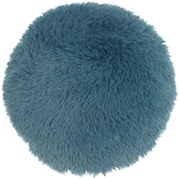 Perna decorativa rotunda MATS 40 cm, albastra