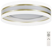 Plafonieră LED dimabilă SMART CORAL GOLD LED/24W/230V albă/aurie + telecomandă