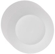 Orion Set de farfurii superficiale din porțelanMona line 6 buc, 27 cm