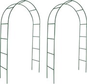 vidaXL Pergolă arcuită pentru grădină, 2 buc