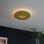 Plafonieră modernă aurie 40cm cu LED integrat, reglabilă în 3 trepte - Morning
