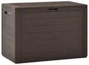 vidaXL Ladă de depozitare pentru grădină, maro, 78 x 44 x 55 cm