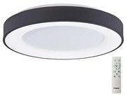 Plafonieră LED dimabilă SANTANA LED/80W/230V negru Azzardo AZ4995 + telecomandă