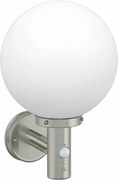vidaXL Lumină de perete pentru exterior Argintiu 28 x 25 x 38 cm