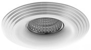 Spot incastrat tavan/plafon LUCIANO ROUND alb