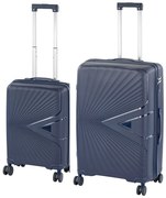 TraveLux Endure II gurulós bőrönd szett kék