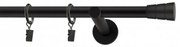 Galerie SIMPLA PRINDERE PERETE PICIOR UNIVERSAL 19 mm BASIC NEGRU
