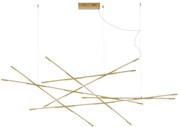 Lustra LED XL suspendata design modern RACCIO aurie