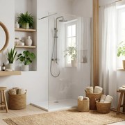 Paravan de dus Rea Flexi Transparent / Chrome 70