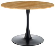 Masa de dining rotunda AMADEO II 90x90 cm, decor stejar
