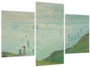 Tablou - Henri Fantin-Latour, Cliffs at Pourville, reproducere (90x60 cm)