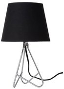 Lampă de masă Lucide 47500/81/11 GITTA 1xE14/40W/230V neagră
