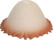 Abajur sticla E27 IT 148-A-31 CRM+BR INTO