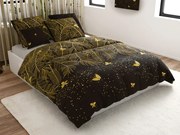 Lenjerie din microfibra VISATA negru Dimensiune lenjerie de pat: 70 x 80 cm | 140 x 200 cm