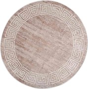 vidaXL Covor lavabil, bej, 120 cm