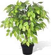 vidaXL Ficus pitic artificial cu ghiveci, 60 cm