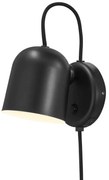 Aplica de perete, cu mufa usb, design modern Angle negru 2120601003 NL