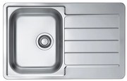Chiuvetă de bucătărie ALVEUS 1069147 LINE 79x50 cm crom
