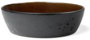 Bol mic negru/chihlimbar din gresie Gastro Black/Amber – Bitz