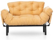 Canapea extensibilă Nitta Mustard