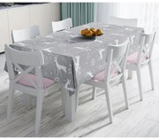Față de masă din amestec de bumbac cu model de Crăciun Minimalist Cushion Covers Winter Wonderland, 140 x 180 cm