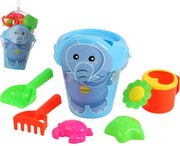 Set de jucarii de plaja elefant vesel 7 piese