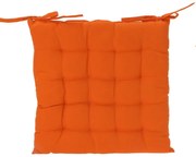 Cushion quilted orange, 40 x 40 cm