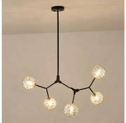 Lustră pe tijă 5xG9/15W/230V gri