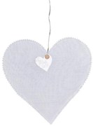 Räder Inima ornamentala suspendata Culoare Alba / LED, HEARTLIGHT