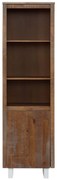 Bibliotecă în culoare naturală din lemn masiv de pin 55x180 cm Lagos - Støraa