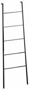 SAPHO SE104 Sega suport pentru prosoape 55 x 170 x7 cm, negru mat