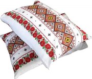 Set 2 perne decorative Casa Gino®, dimensiuni 70X50 cm, pentru living, bucatarie si dormitor, bumbac 100%, Motive traditionale si Trandafiri