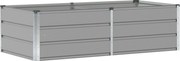 vidaXL Jardinieră Gri deschis 160 x 80 x 45 cm Oțel