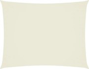 vidaXL Pânză parasolar, crem, 3,5x5 m, țesătură oxford, dreptunghiular