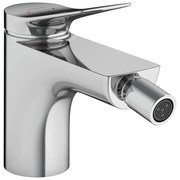 Baterie bideu Hansgrohe Vivenis cu ventil Pop-Up crom lucios