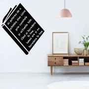 Sticker perete Citat motivational carte 6