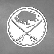 DUBLEZ | Logo din lemn - Buffalo Sabres