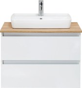 Masca de chiuveta Quickset 360 alb lucios + lavoar 78/50/64,2 cm