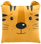 Pernă pentru copii din catifea 40x40 cm Tigry – douceur d'intérieur