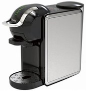 Espressor 8in1 Oliver Voltz OV51171K8R, 1450W, 0.8 L, 5 adaptoare, 19 bar, Cafea macinata si capsule, Negru/Argentiu