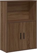 vidaXL Bibliotecă, stejar maro, 60x24x85 cm, lemn prelucrat