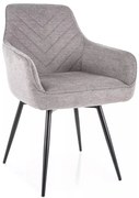Scaun Servio gri/negru Brego07